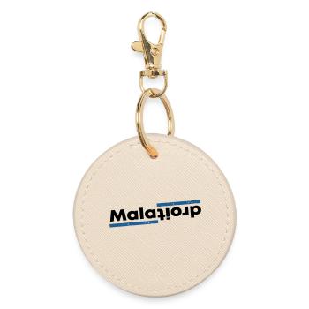 awkward - Round Keyring - oyster - Front
