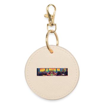 Monster Café Neon - Round Keyring - oyster - Front
