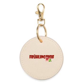 FRÜHLINGSREIF - Runder Schlüsselanhänger - Auster - Vorne