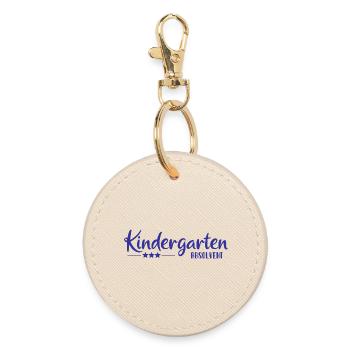 Kindergarten Graduate - School Enrollment - Kita - Round Keyring - oyster - Front