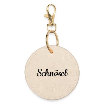 Schnösel - Runder Schlüsselanhänger - Auster - Vorne