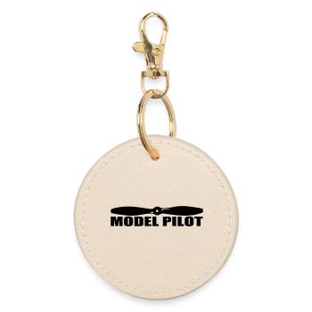 Modèle Pilot - Porte-clés rond - huître - Devant
