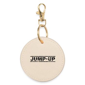 Jump Up - Runder Schlüsselanhänger - Auster - Vorne