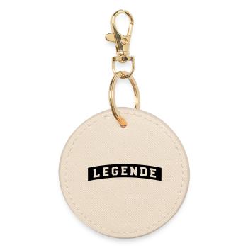 Legend - Round Keyring - oyster - Front