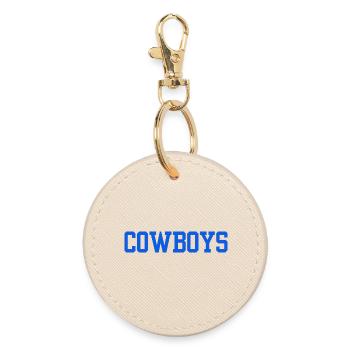 Cowboys - Round Keyring - oyster - Front