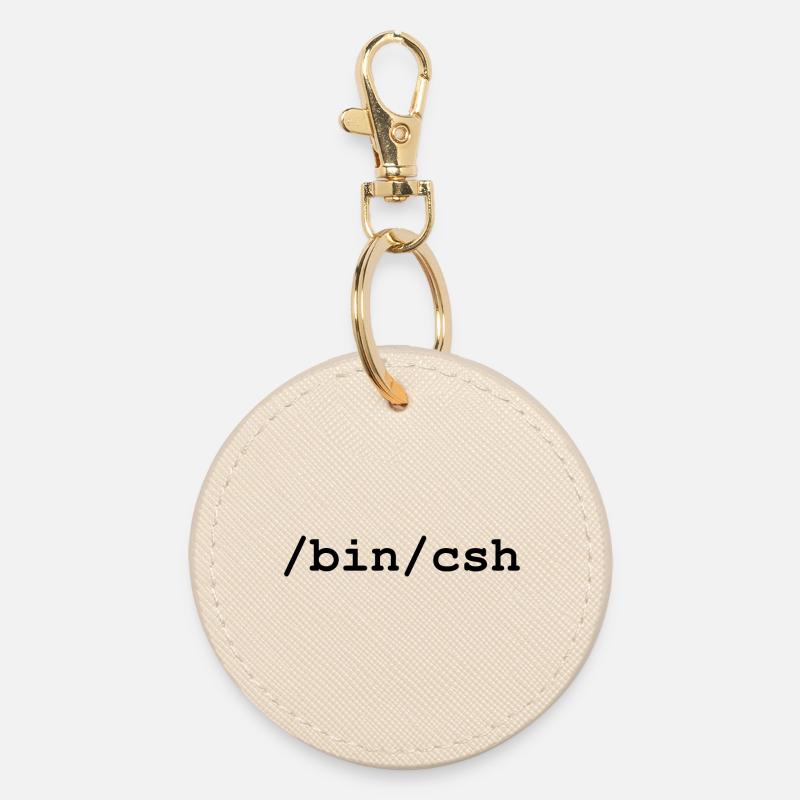 Interpréteur C - /bin/csh - Porte-clés rond - huître