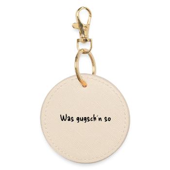 What do you see - Round Keyring - oyster - Front