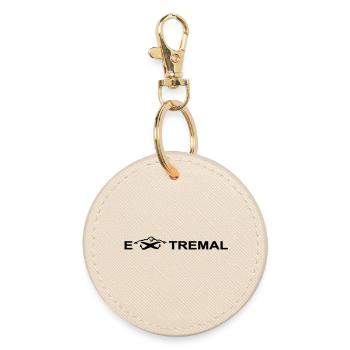 extremal_1 - Round Keyring - oyster - Front