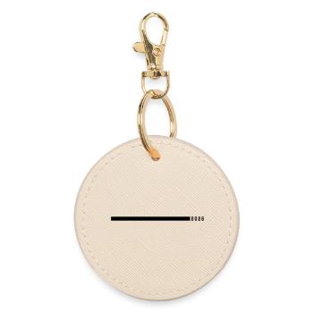 2026 stroke - Round Keyring - oyster - Front