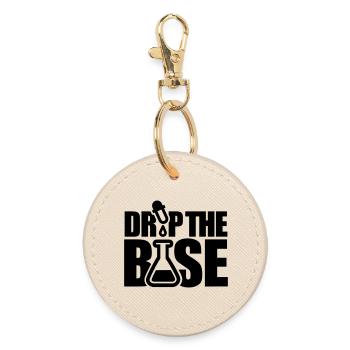 Drop the base - Runder Schlüsselanhänger - Auster - Vorne