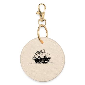 Robur LO 2002 A - Round Keyring - oyster - Front