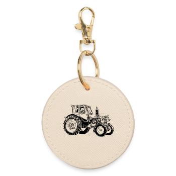 Belarus MTS 50 - Round Keyring - oyster - Front