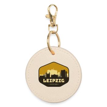 Ligne d’horizon de Leipzig - Porte-clés rond - huître - Devant