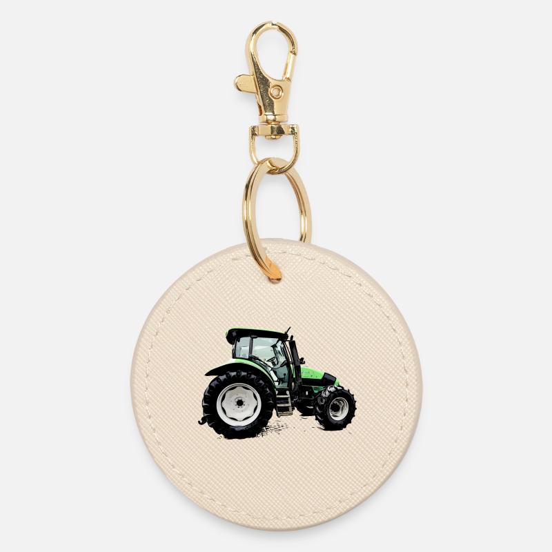 Tractor AGROTRON K110 - Round Keyring - oyster