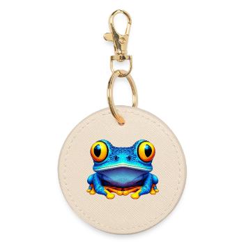 Grenouille - Porte-clés rond - huître - Devant