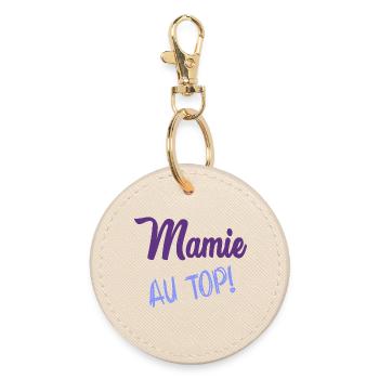 MAMIE. MAMAN. FÊTE DES MÈRES - Porte-clés rond - huître - Devant