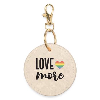 Mois de la fierté LGBT - Love More - Porte-clés rond - huître - Devant