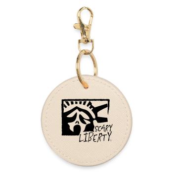 Liberté effrayante - Porte-clés rond - huître - Devant