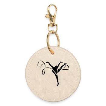 Bande de gymnastique - Porte-clés rond - huître - Devant