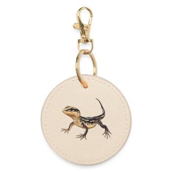 Lizards Lizard - Round Keyring - oyster - Front