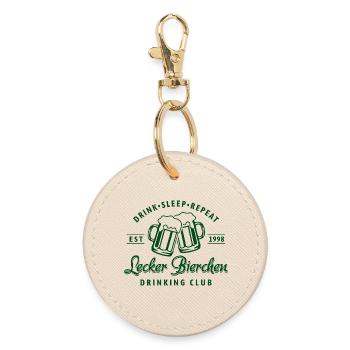 Lecker Bierchen Drinking Club | Bier | Vatertag - Runder Schlüsselanhänger - Auster - Vorne