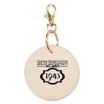 Beste Erfindung des Jahres 1943 Geschenk - Runder Schlüsselanhänger - Auster - Vorne