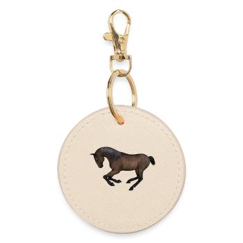 cheval - Porte-clés rond - huître - Devant