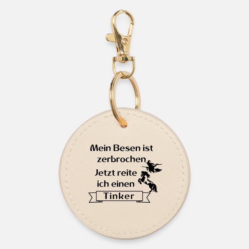 Mein Besen ist zerbrochen - Tinker - Runder Schlüsselanhänger - Auster