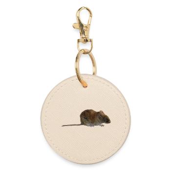 mouse - Round Keyring - oyster - Front