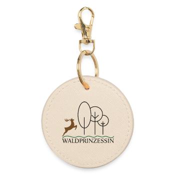Cadeau drôle pour les chasseurs et les forestiers - Porte-clés rond - huître - Devant
