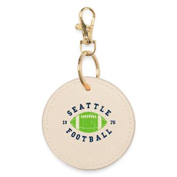 Seattle Football  - Runder Schlüsselanhänger - Auster - Vorne
