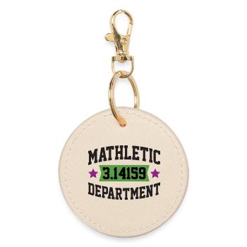 Mathletic Department - Round Keyring - oyster - Front