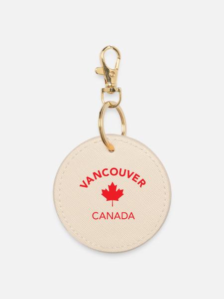 VANCOUVER CANADA - Runder Schlüsselanhänger - Auster