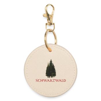 Forest Assembly Nature Design Black Forest - Round Keyring - oyster - Front