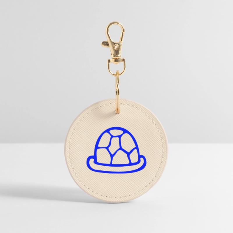 Turtle shell without turtle cute shell Round Keyring
