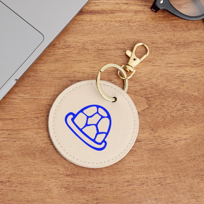 Turtle shell without turtle cute shell Round Keyring