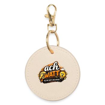 Ach Watt Humor – Unglaublich! - Runder Schlüsselanhänger - Auster - Vorne