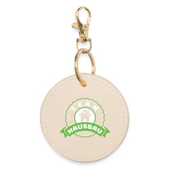Emblème de la construction de la maison d’équipe - Porte-clés rond - huître - Devant
