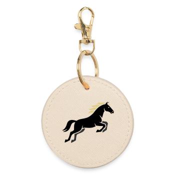 Noble Horse Mane Equestrian - Porte-clés rond - huître - Devant