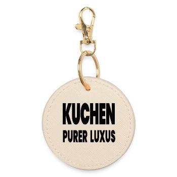 Cake - Round Keyring - oyster - Front