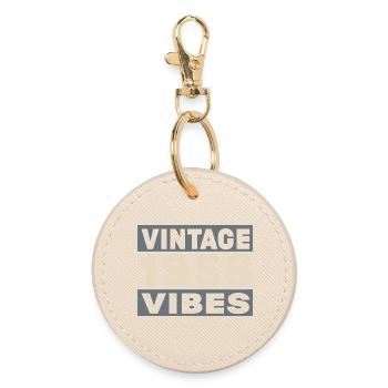Anniversary 1956 - 70 years - Round Keyring - oyster - Front