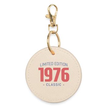 T-Shirt 50 Ans 1976 Humour Drôle - Porte-clés rond - huître - Devant