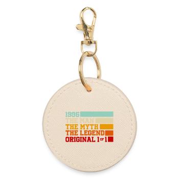 1996 The Man Myth Legend Original - Round Keyring - oyster - Front