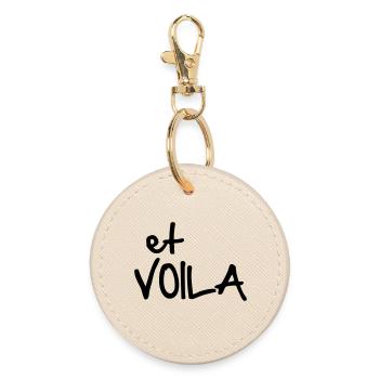 ET VOILA - Porte-clés rond - huître - Devant