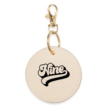 Neuf 9e anniversaire Enfants Garçons Filles 9 ans - Porte-clés rond - huître - Devant