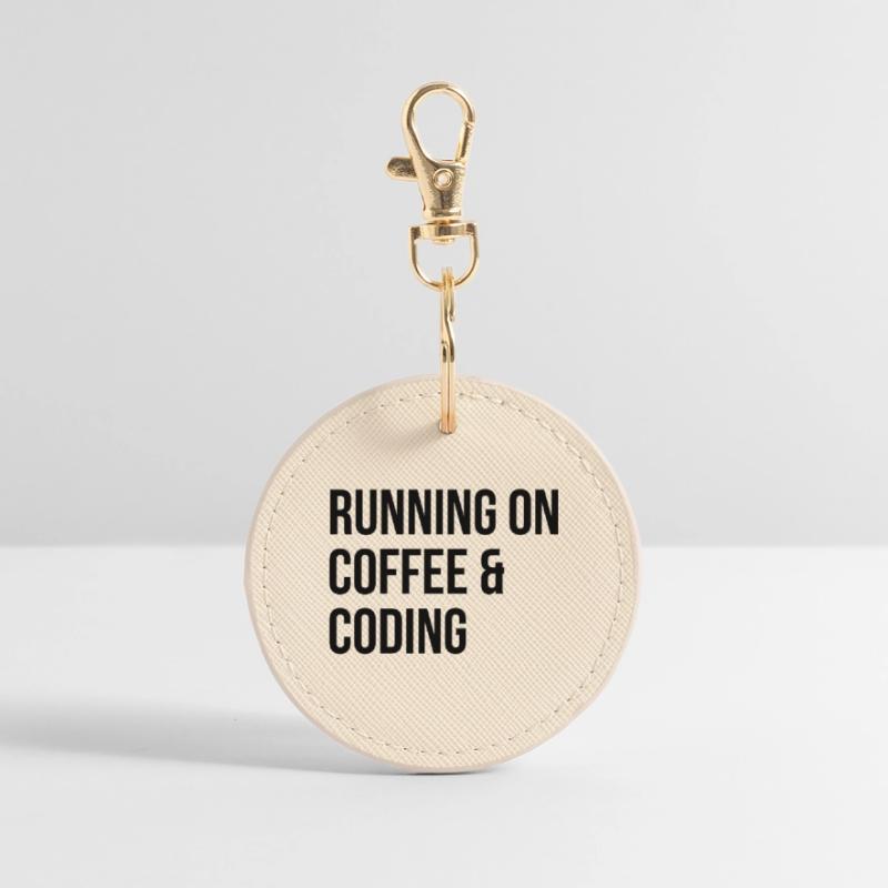 Codierung Codierung Codierung Runder Schlüsselanhänger