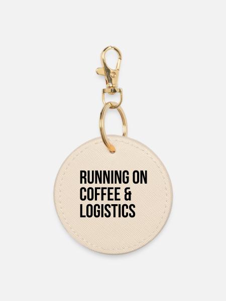 Logistik Logistik Logistik Logistik - Runder Schlüsselanhänger - Auster