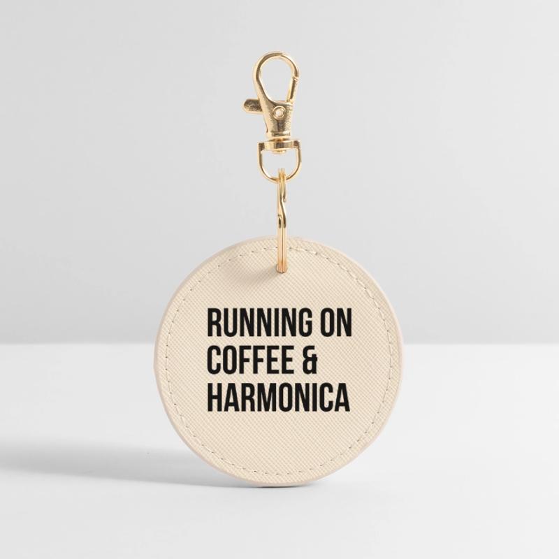 Harmonica Harmonica Harmonica Porte-clés rond