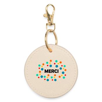 MERCI. THANKS. THANK YOU. ANNIVERSAIRE. NAISSANCE. - Porte-clés rond - huître - Devant