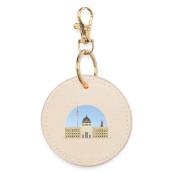 Berlin (aka Humboldt Forum) - Round Keyring - oyster - Front